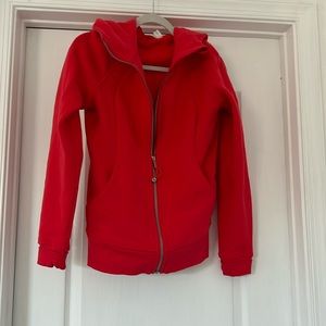 Lululemon scuba hoodie full zip size 8